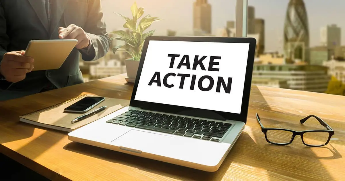 take action